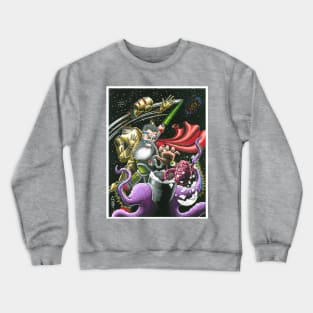 CPAP in space - color Crewneck Sweatshirt